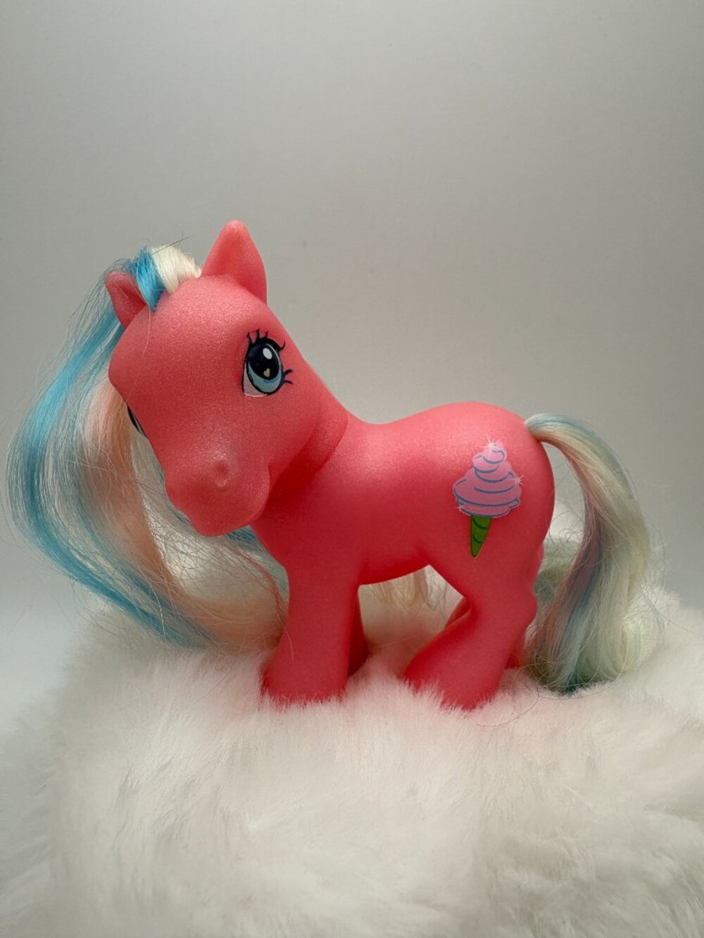 My Little Pony (MLP) Cotton Candy G3 2002 Pink Blue White (MLP: LOT1-41)